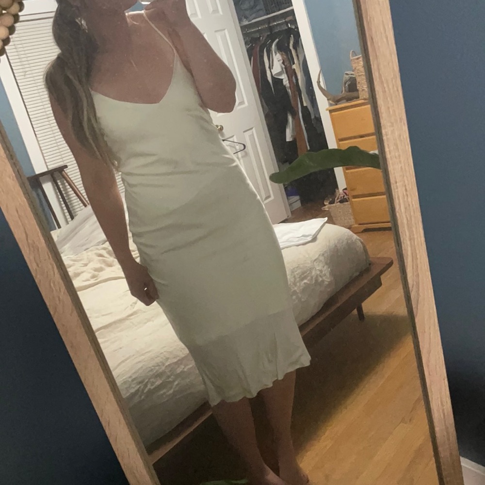 Satin slip dress by CALI Dreaming